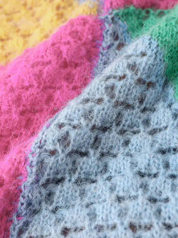 Jade | Kleurrijke Knit Cardigan