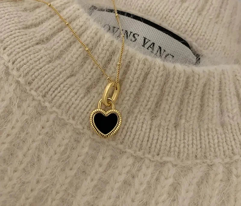 Hartpendant Ketting