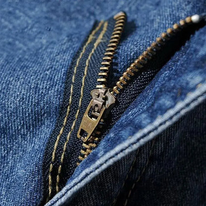 Puck | Vintage Korte Broek met Schuine Knoop