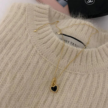 Hartpendant Ketting