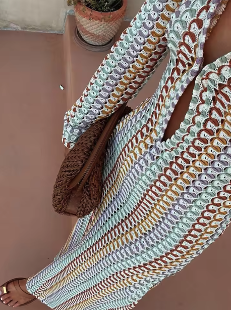 Bibi | Solana Crochet Jurk