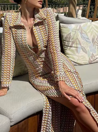 Bibi | Solana Crochet Jurk