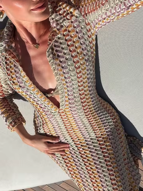 Bibi | Solana Crochet Jurk