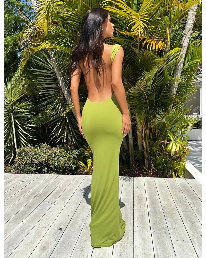 Roos | Backless Slim Fit Dress